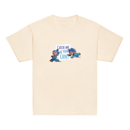 Masha and the Bear Friends Catch Me! Youth classic tee Natural T-SHIRT