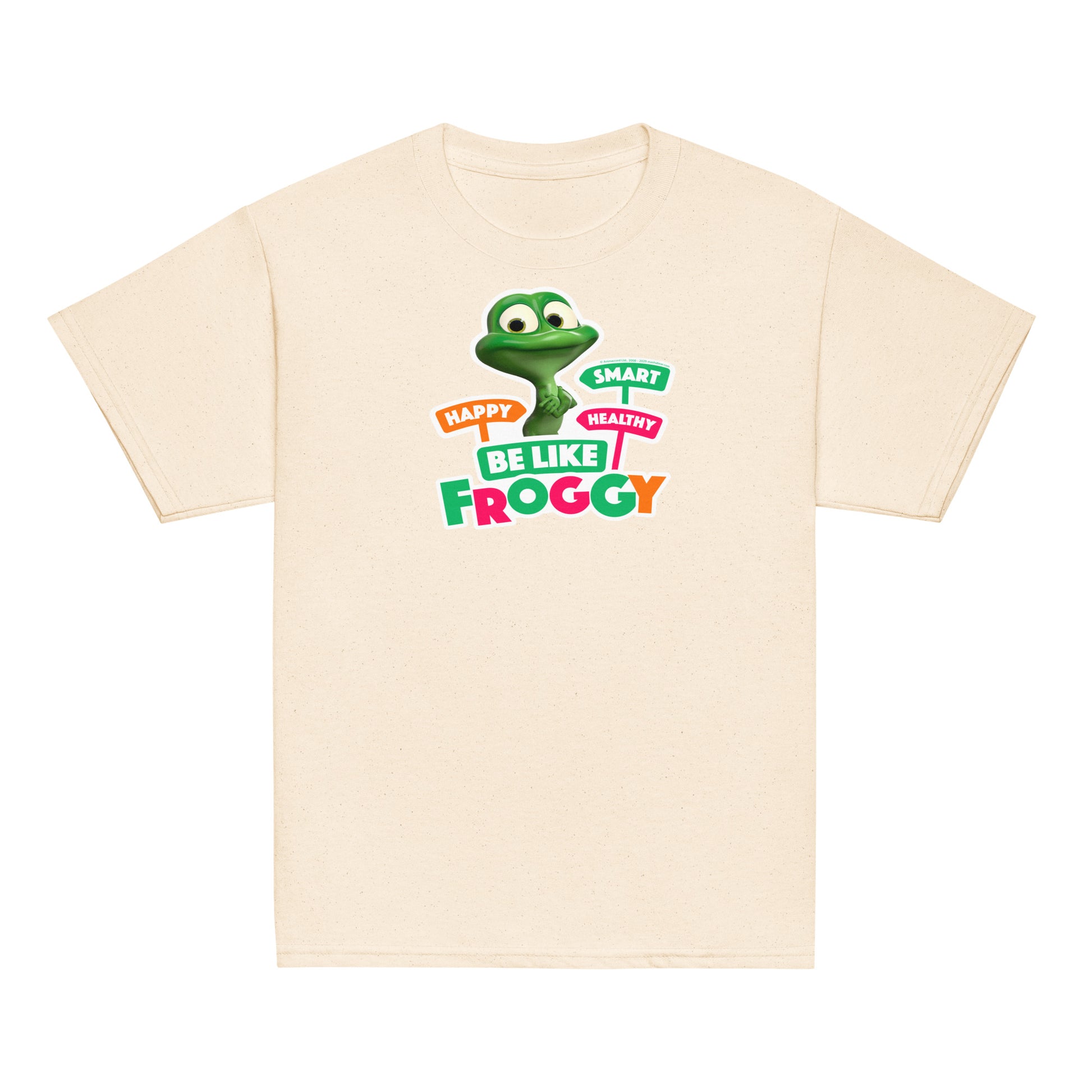 Masha and the Bear Friends Be Like Froggy Youth classic tee Natural T-SHIRT