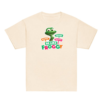 Masha and the Bear Friends Be Like Froggy Youth classic tee Natural T-SHIRT