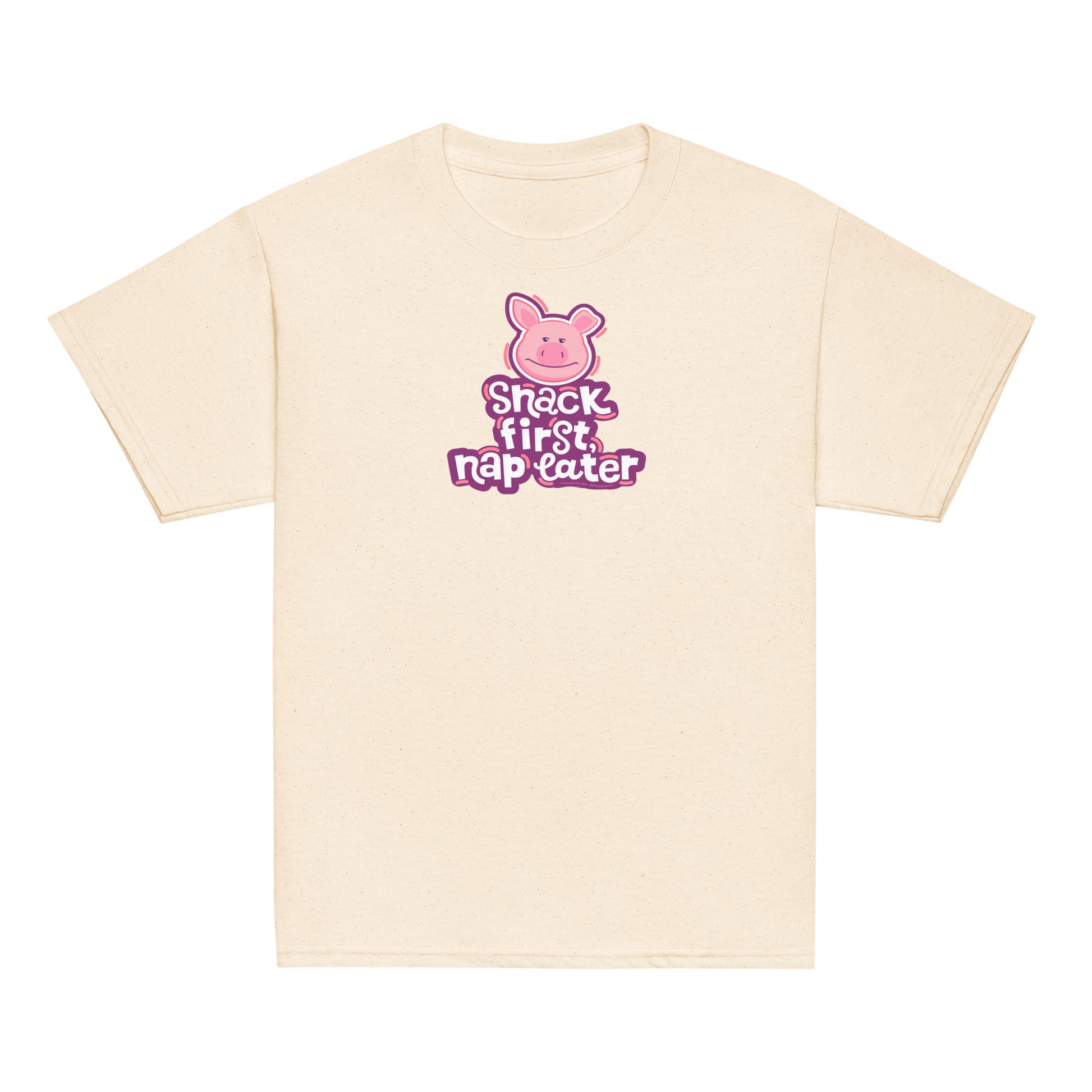 Masha and the Bear Friends Snack First Youth classic tee Natural T-SHIRT