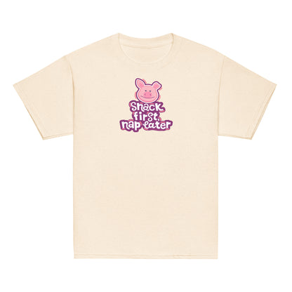 Masha and the Bear Friends Snack First Youth classic tee Natural T-SHIRT