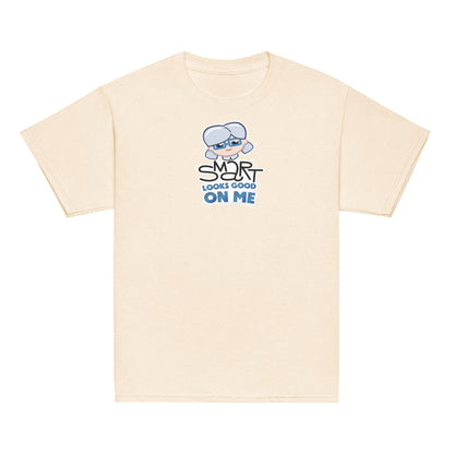 Masha and the Bear Friends Smart Looks Good Youth classic tee Natural T-SHIRT