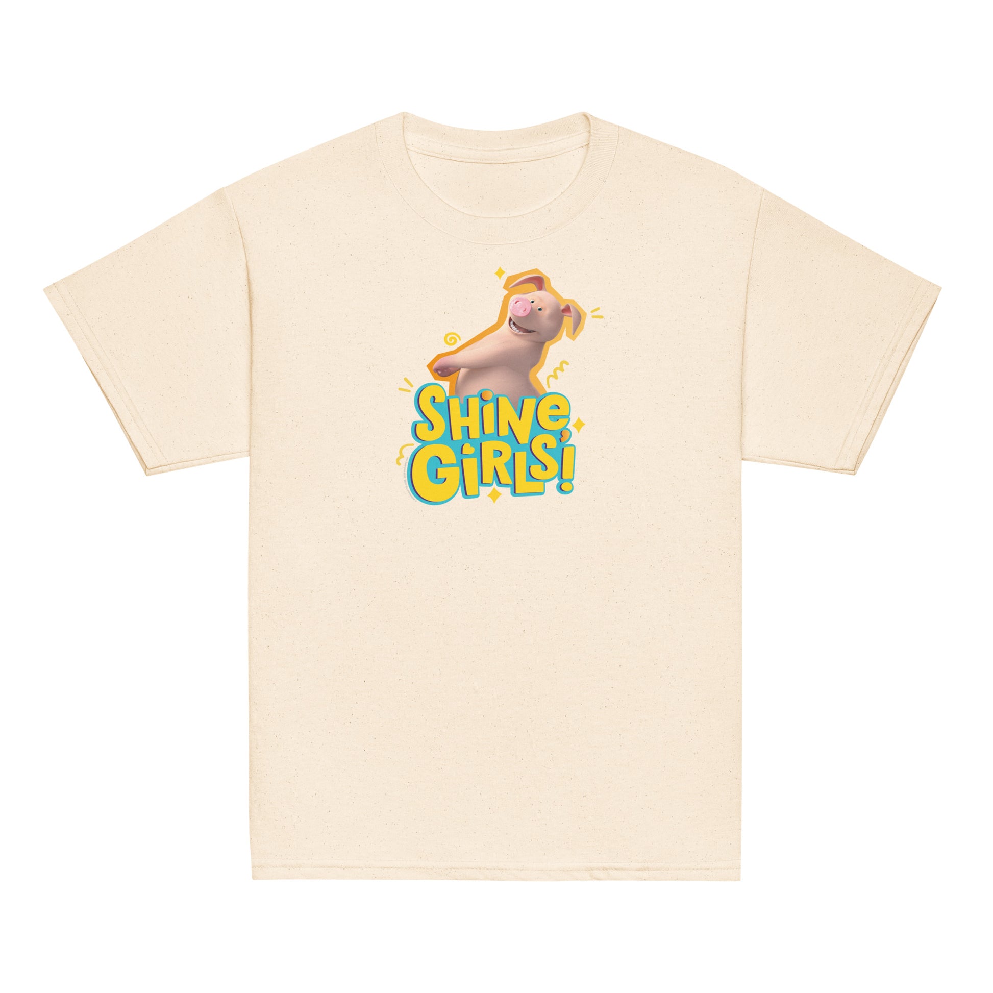 Masha and the Bear Friends Shine Girls! Youth classic tee Natural T-SHIRT