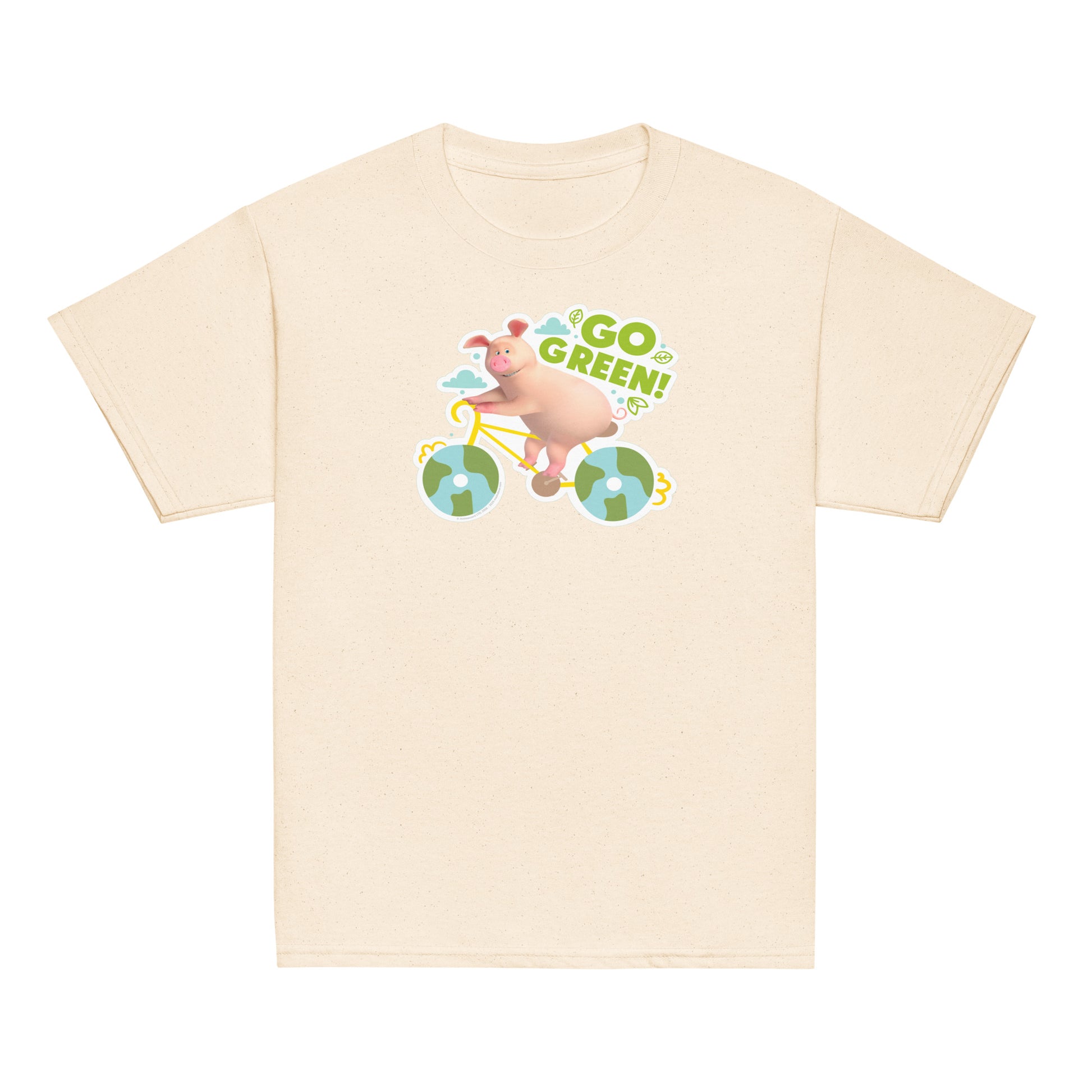 Masha and the Bear Friends Go Green! Youth classic tee Natural T-SHIRT