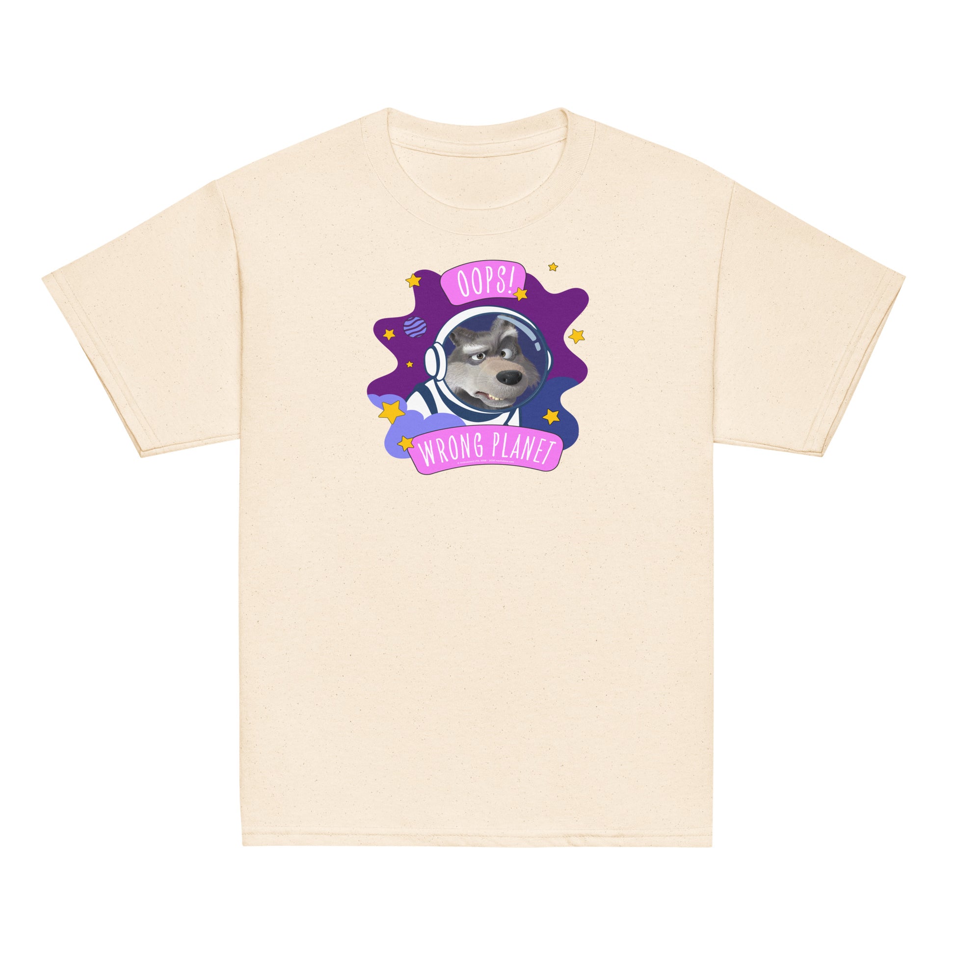Masha and the Bear Friends Wrong Planet Youth classic tee Natural T-SHIRT
