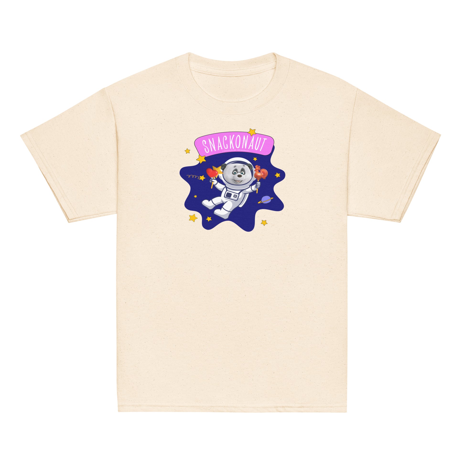 Masha and the Bear Friends Snackonaut Youth classic tee Natural T-SHIRT