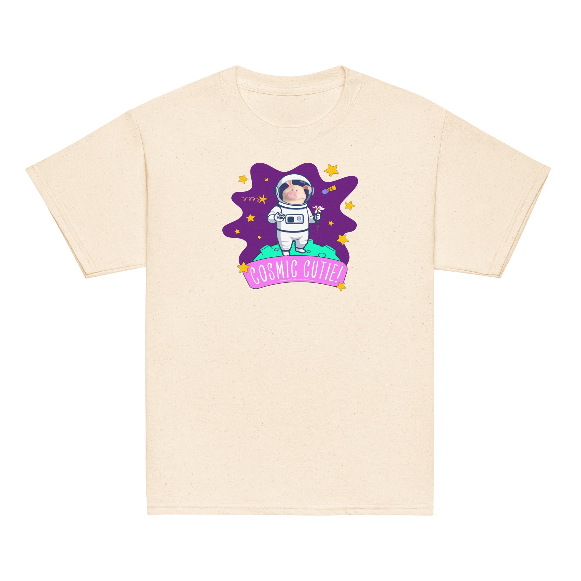 Masha and the Bear Friends Cosmic Cutie! Youth classic tee Natural T-SHIRT