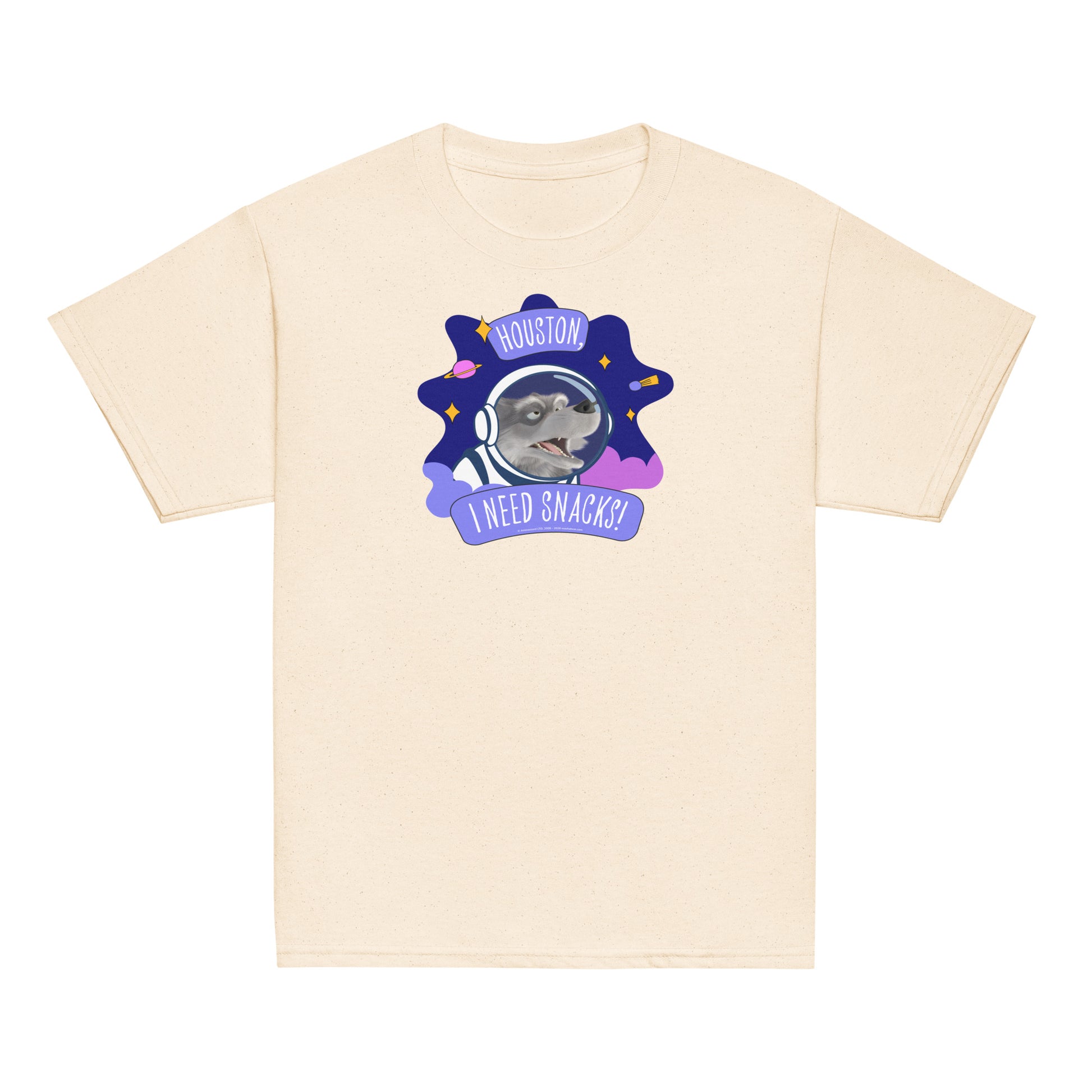 Masha and the Bear Friends I Need Snacks! Youth classic tee Natural T-SHIRT
