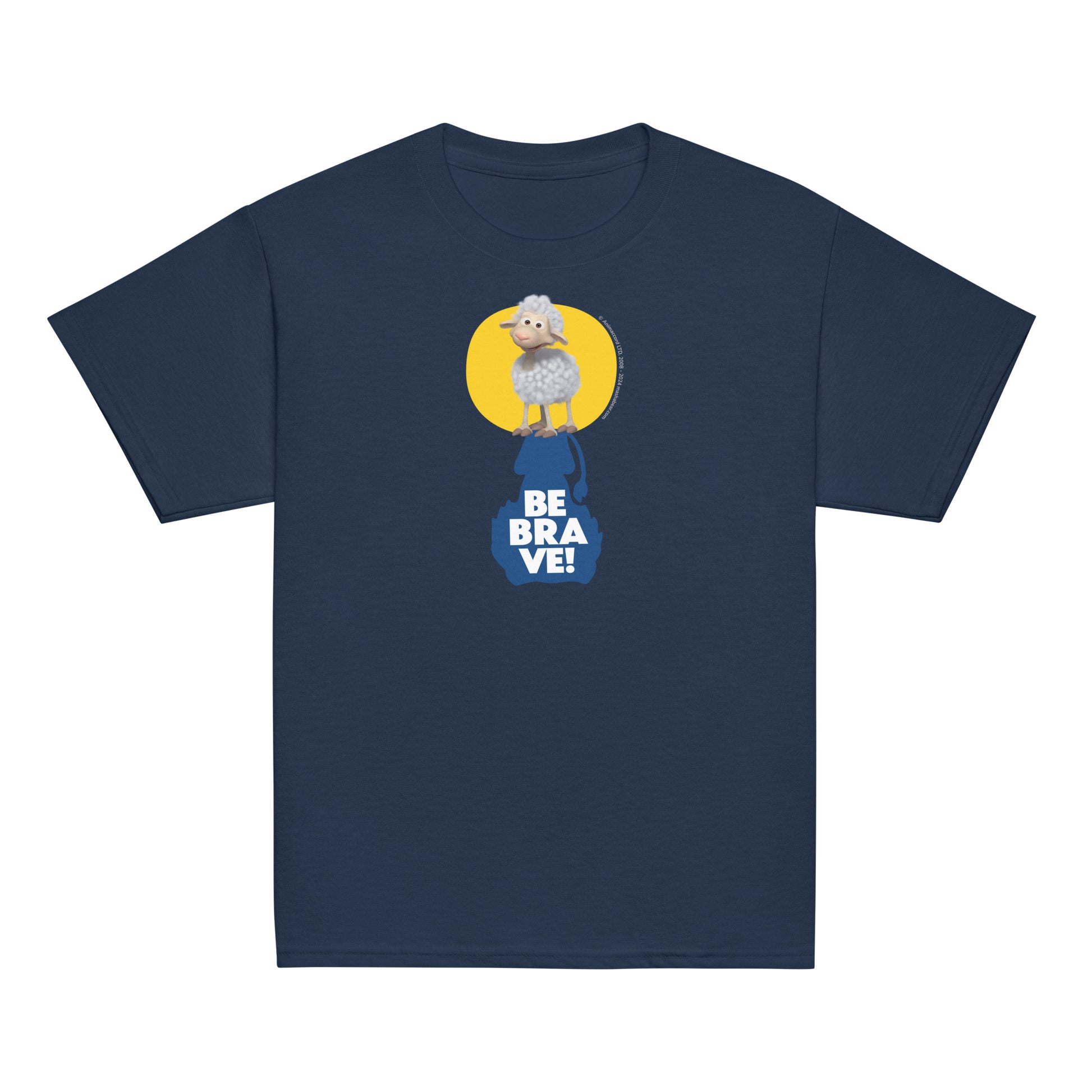Masha and the Bear Friends Be Brave! Youth classic tee Navy T-SHIRT