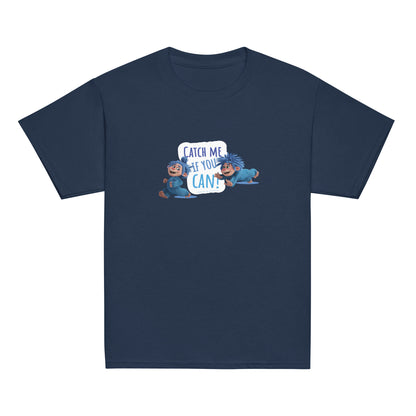 Masha and the Bear Friends Catch Me! Youth classic tee Navy T-SHIRT
