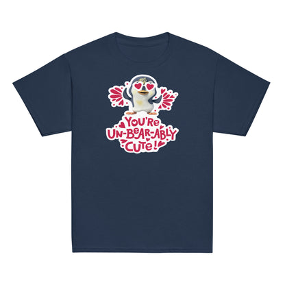 Masha and the Bear Friends Unbearably Youth classic tee Navy T-SHIRT