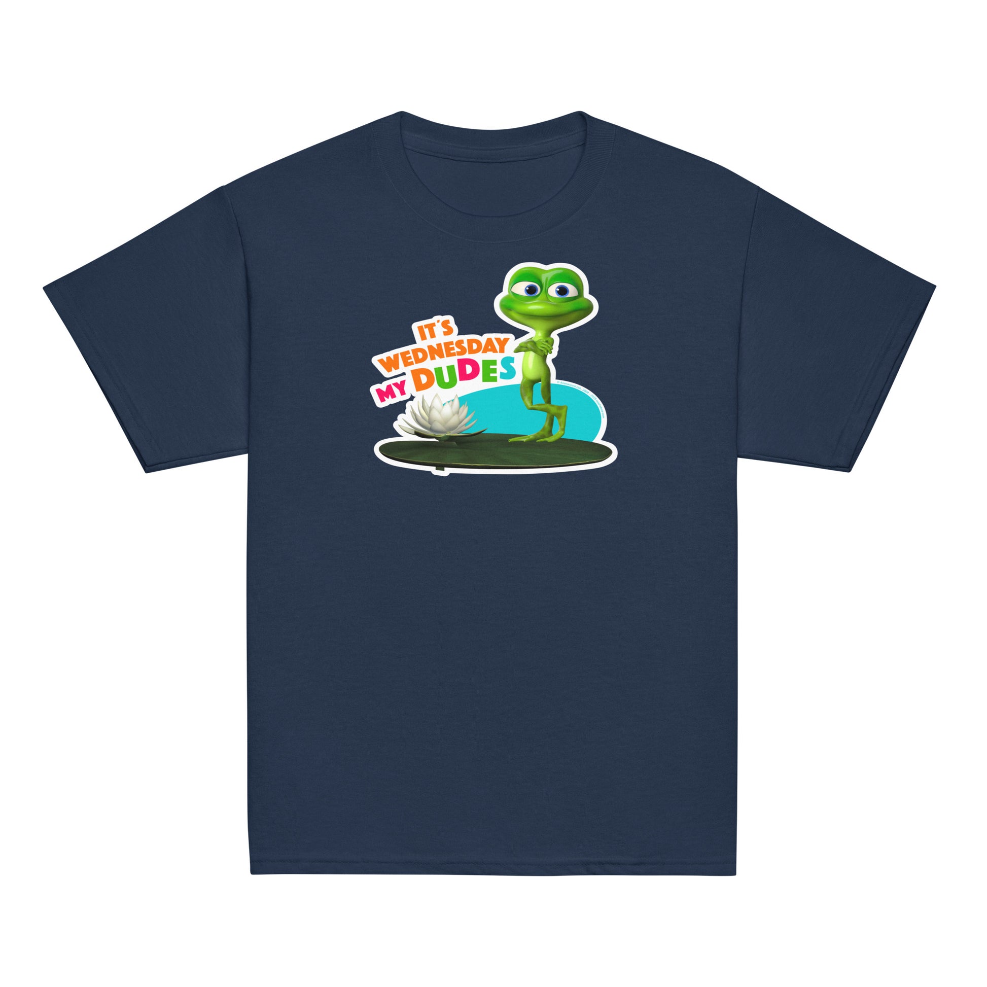 Masha and the Bear Friends Wednesday My Dudes Youth classic tee Navy T-SHIRT