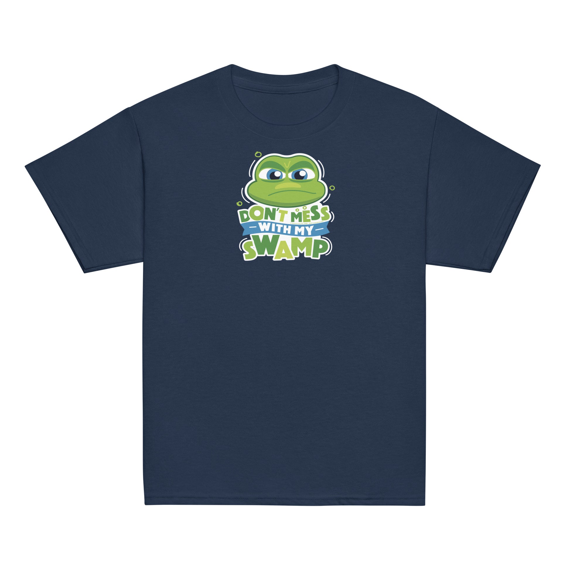 Masha and the Bear Friends My Swamp Youth classic tee Navy T-SHIRT