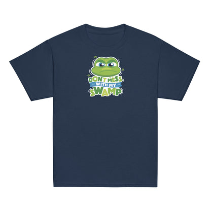Masha and the Bear Friends My Swamp Youth classic tee Navy T-SHIRT