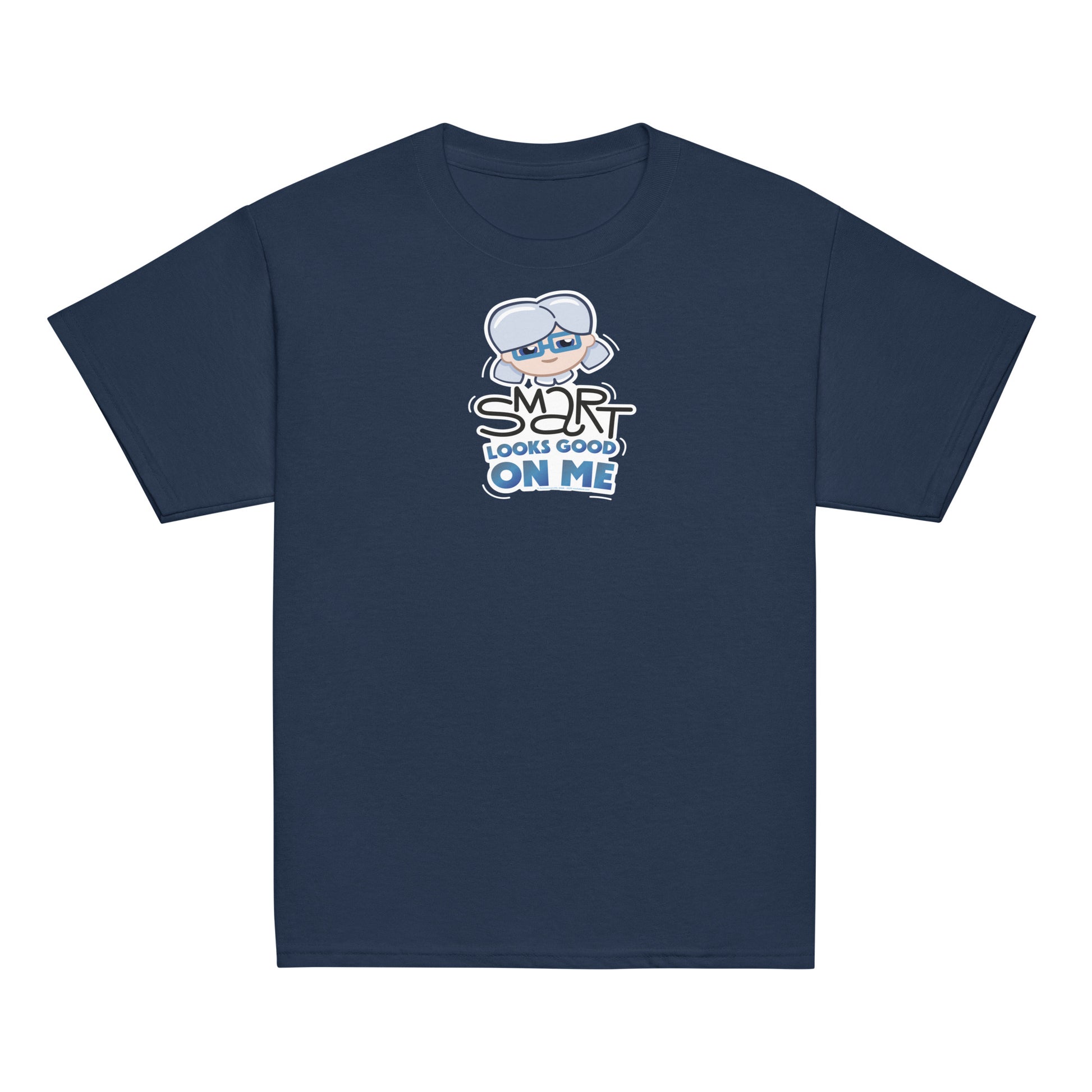 Masha and the Bear Friends Smart Looks Good Youth classic tee Navy T-SHIRT