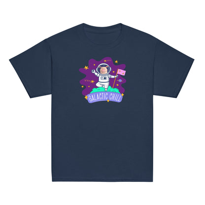 Masha and the Bear Friends Galactic Chill Youth classic tee Navy T-SHIRT