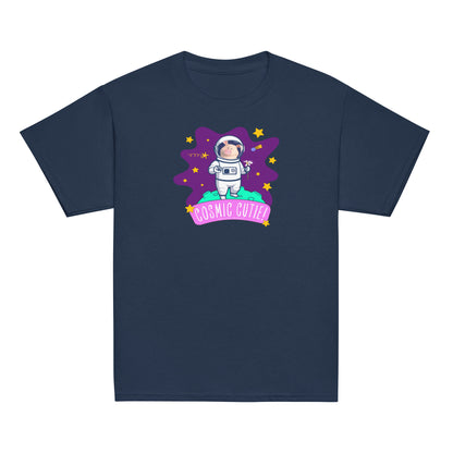 Masha and the Bear Friends Cosmic Cutie! Youth classic tee Navy T-SHIRT