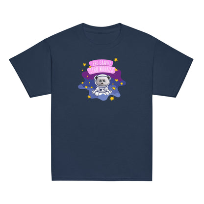 Masha and the Bear Friends Zero Worries Youth classic tee Navy T-SHIRT