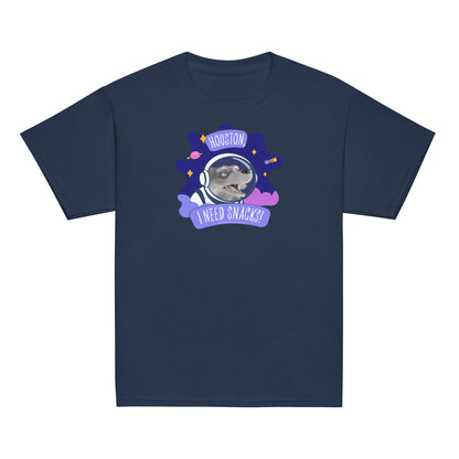 Masha and the Bear Friends I Need Snacks! Youth classic tee Navy T-SHIRT