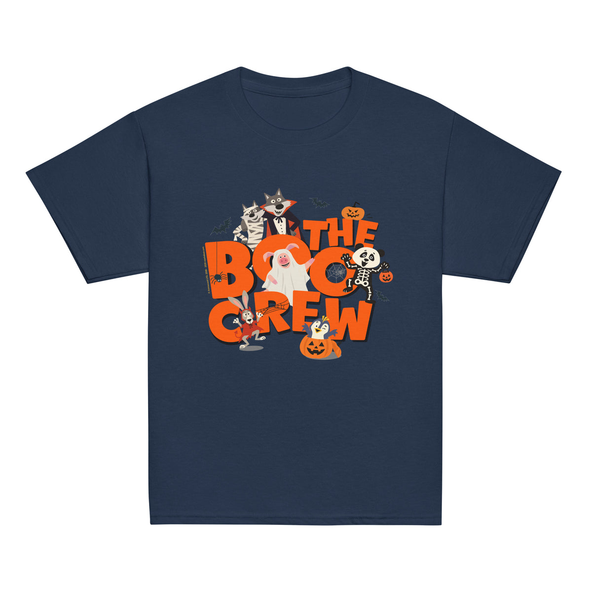 Masha and the Bear Friends The Boo Crew Youth classic tee Navy T-SHIRT