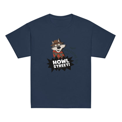 Masha and the Bear Friends Howl Street! Youth classic tee Navy T-SHIRT
