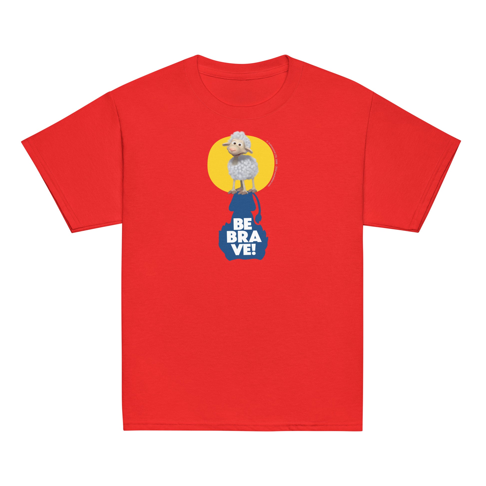 Masha and the Bear Friends Be Brave! Youth classic tee Red T-SHIRT