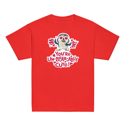 Masha and the Bear Friends Unbearably Youth classic tee Red T-SHIRT