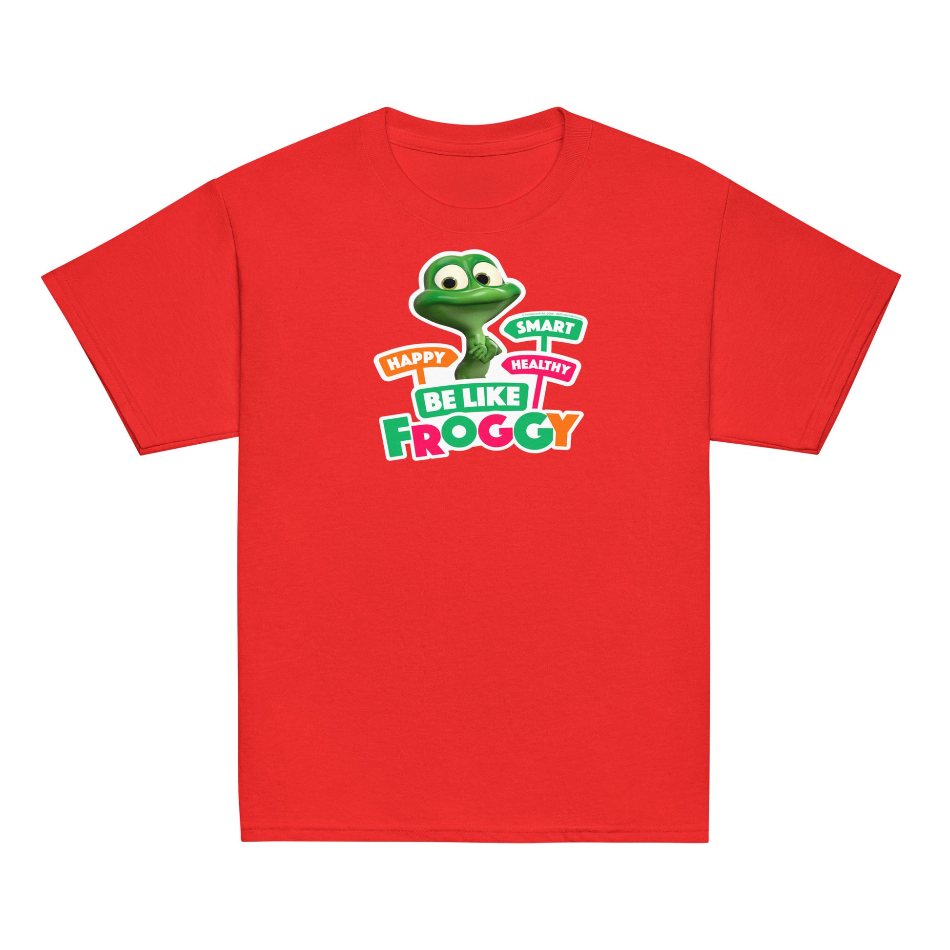 Masha and the Bear Friends Be Like Froggy Youth classic tee Red T-SHIRT