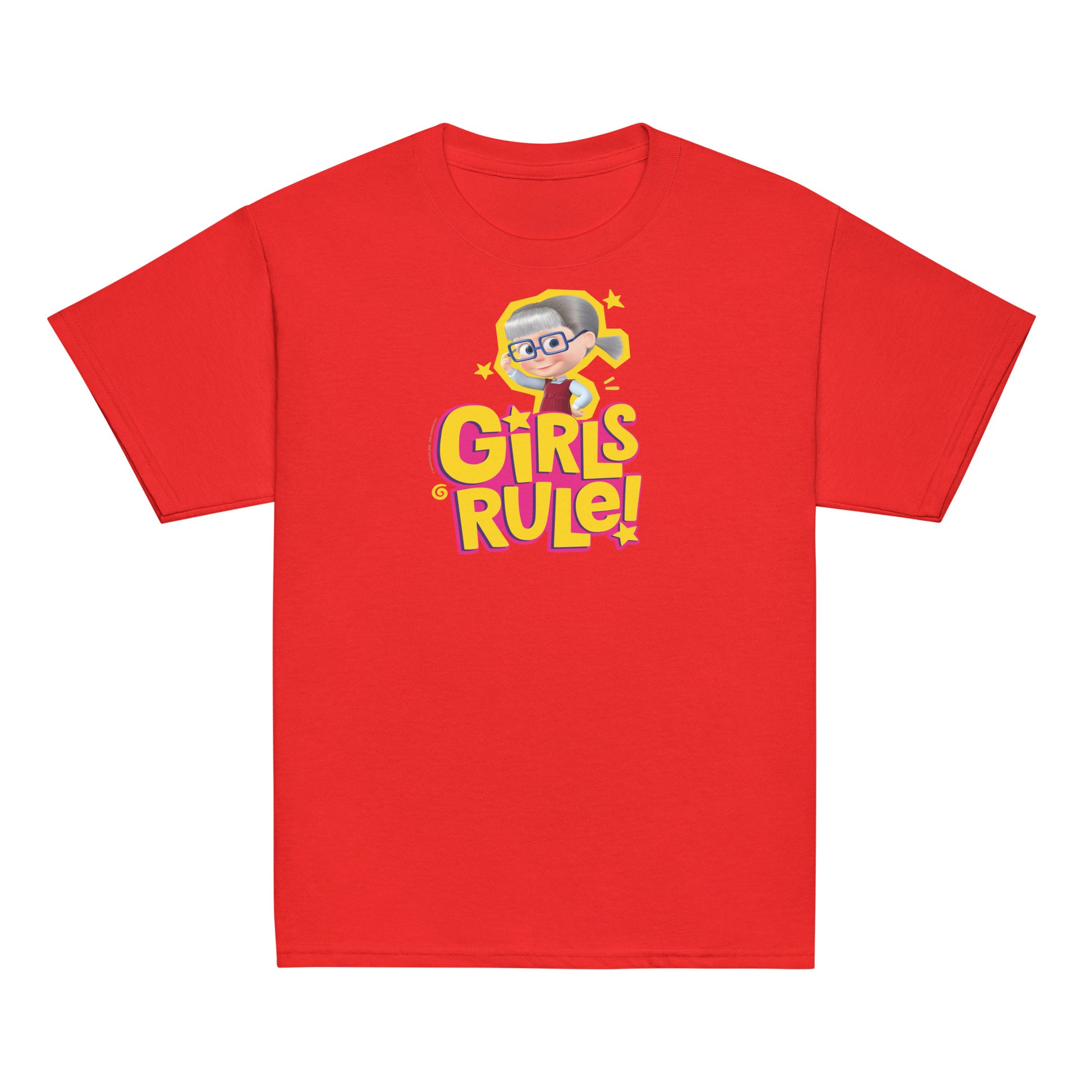 Masha and the Bear Friends Girls Rule! Youth classic tee Red T-SHIRT