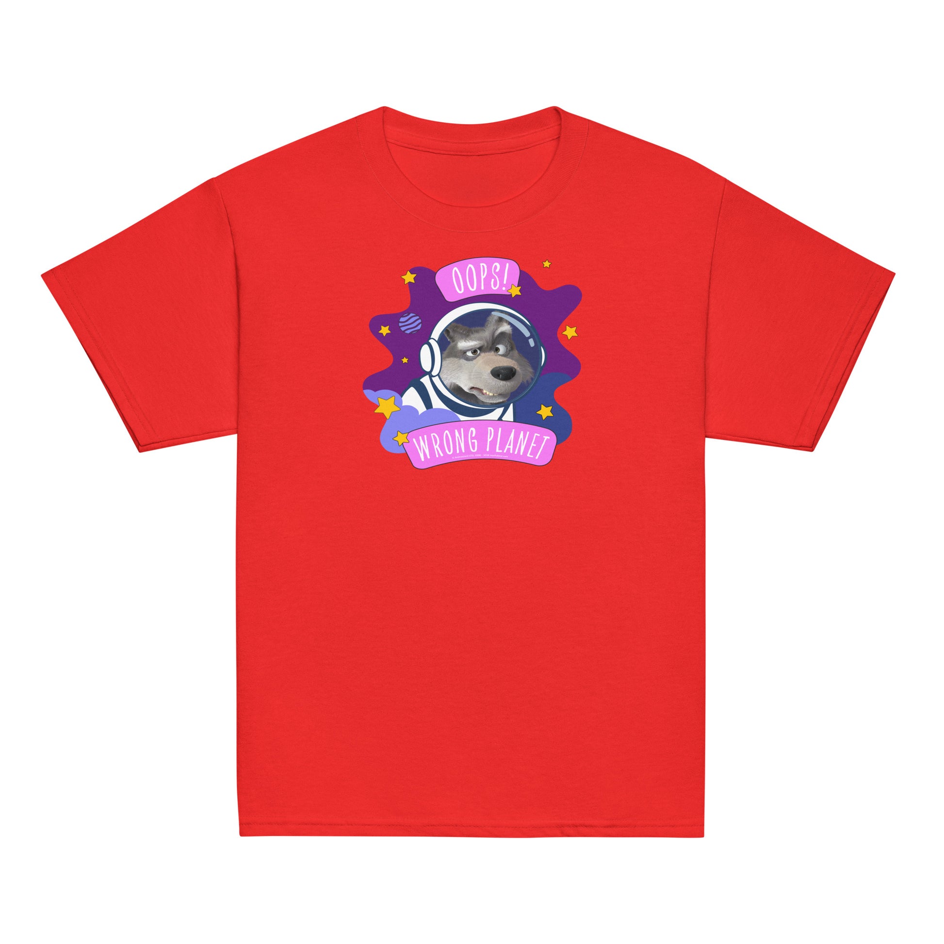 Masha and the Bear Friends Wrong Planet Youth classic tee Red T-SHIRT