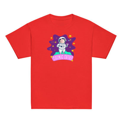 Masha and the Bear Friends Cosmic Cutie! Youth classic tee Red T-SHIRT