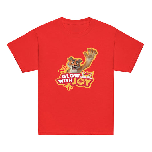 Masha and the Bear Friends Glow with Joy Youth classic tee XL T-SHIRT