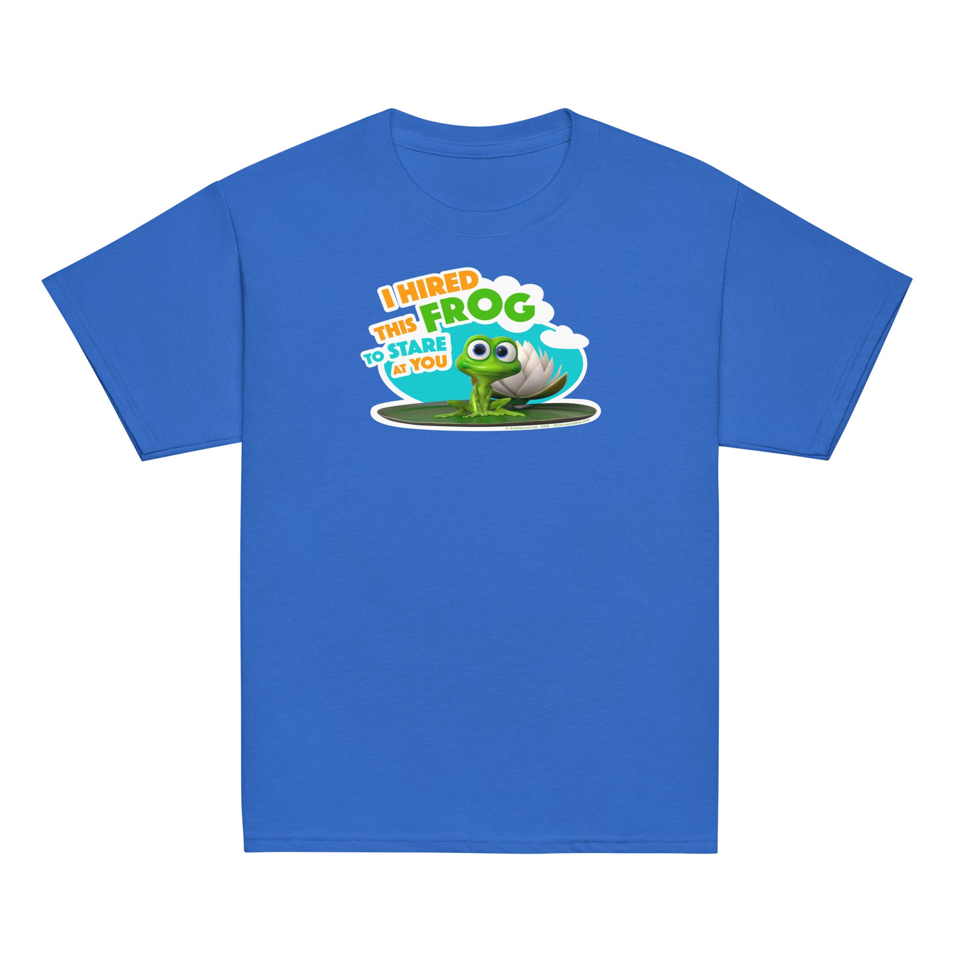 Masha and the Bear Friends Stare At You Youth classic tee Royal T-SHIRT