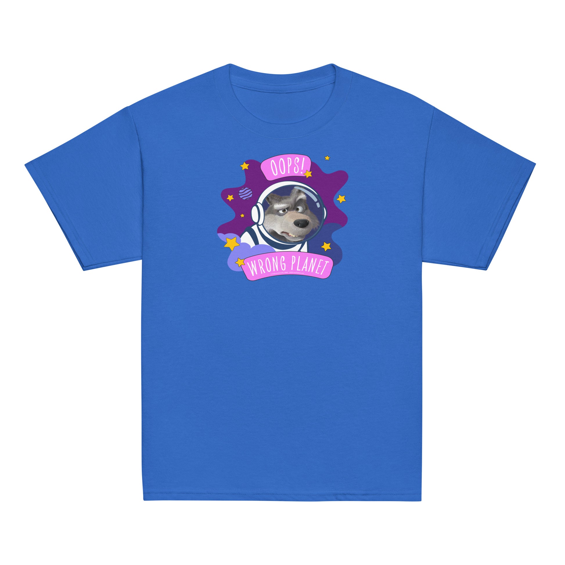 Masha and the Bear Friends Wrong Planet Youth classic tee Royal T-SHIRT