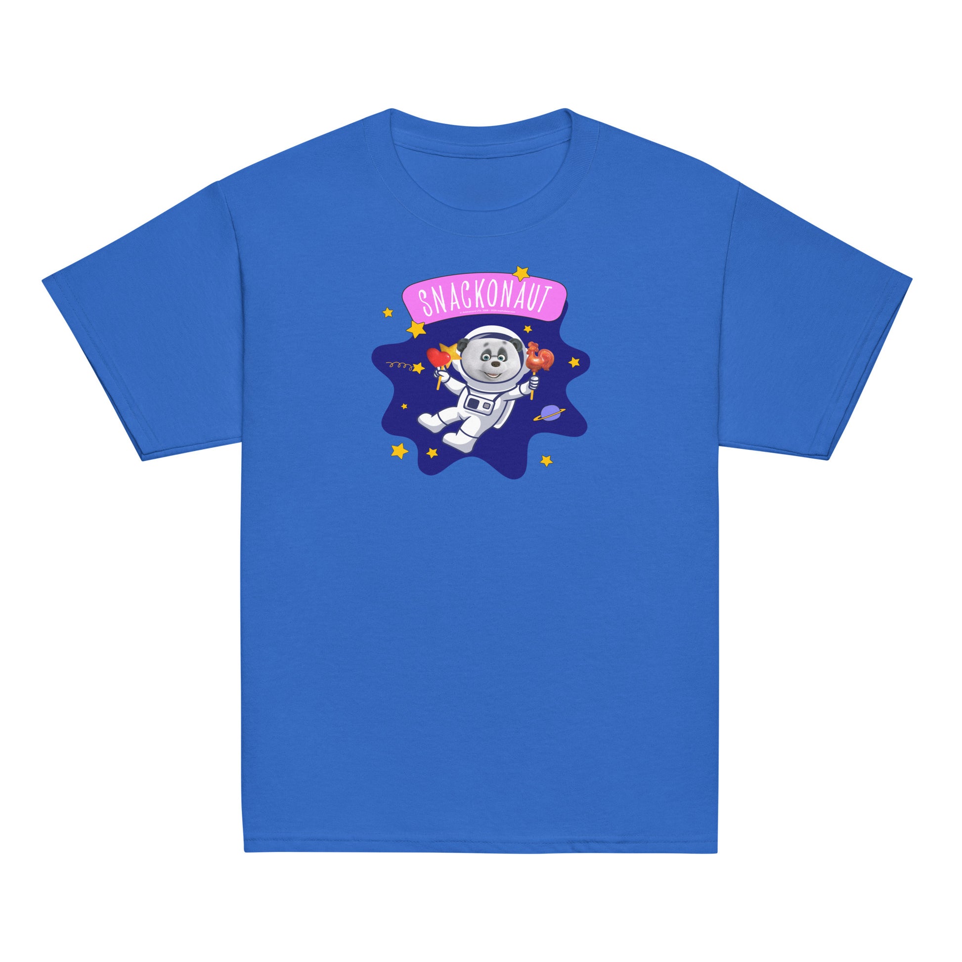 Masha and the Bear Friends Snackonaut Youth classic tee Royal T-SHIRT