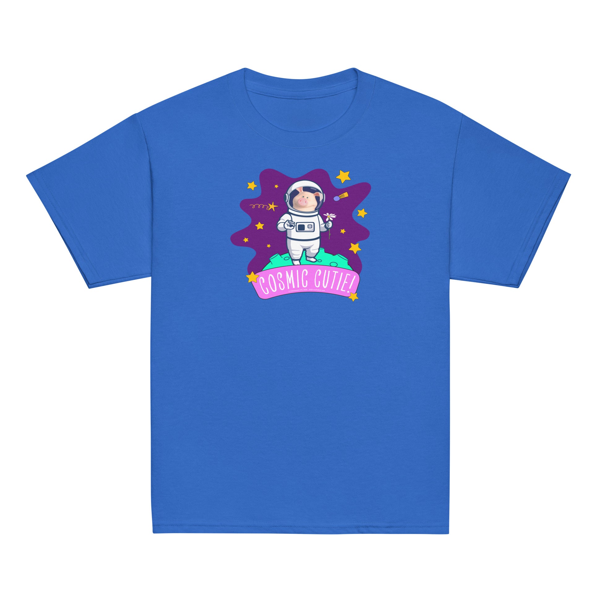 Masha and the Bear Friends Cosmic Cutie! Youth classic tee Royal T-SHIRT