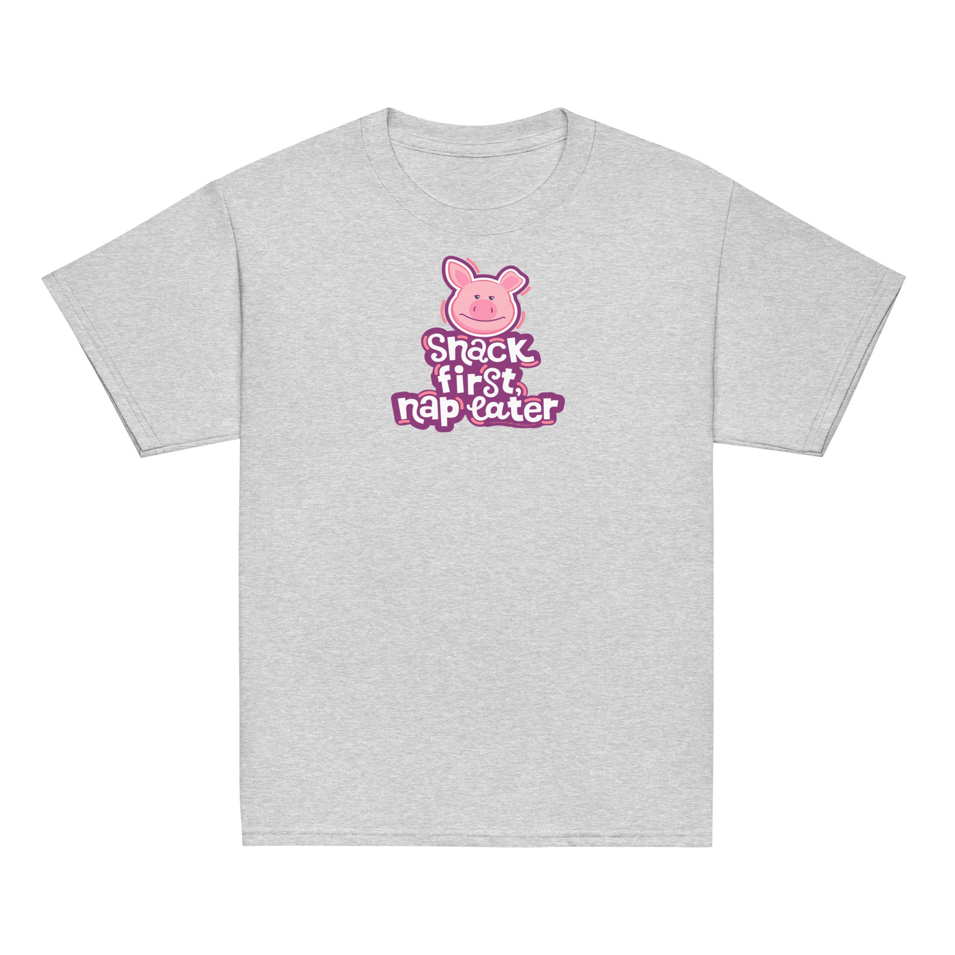 Masha and the Bear Friends Snack First Youth classic tee Sport Grey T-SHIRT