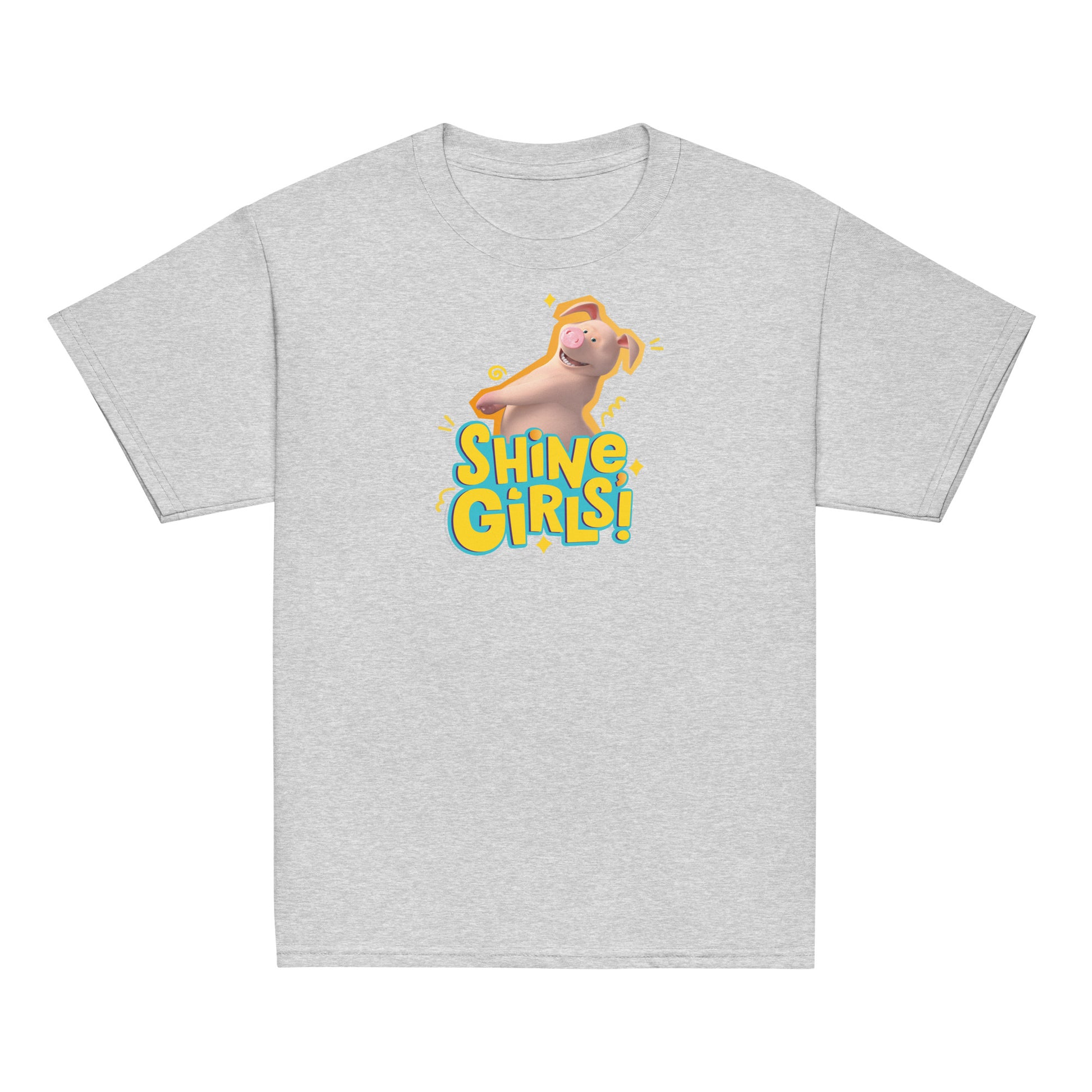 Masha and the Bear Friends Shine Girls! Youth classic tee Sport Grey T-SHIRT