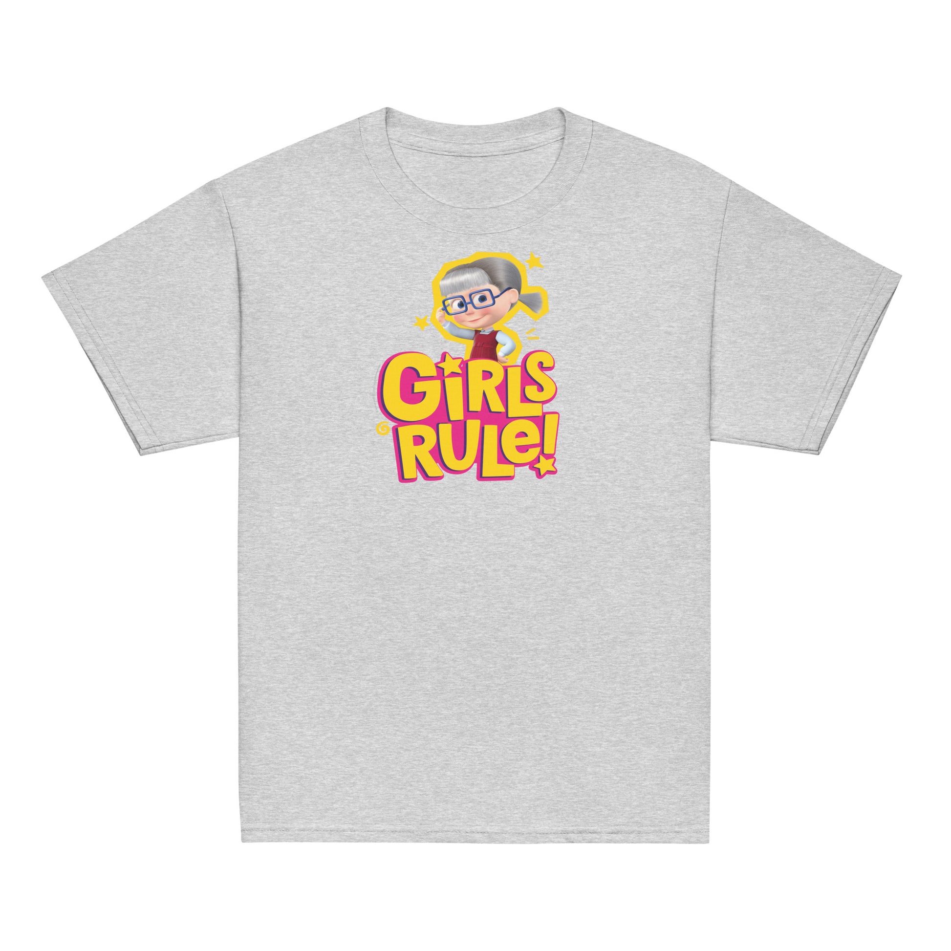 Masha and the Bear Friends Girls Rule! Youth classic tee Sport Grey T-SHIRT