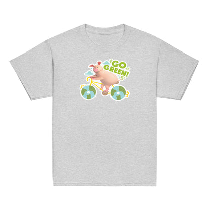 Masha and the Bear Friends Go Green! Youth classic tee Sport Grey T-SHIRT