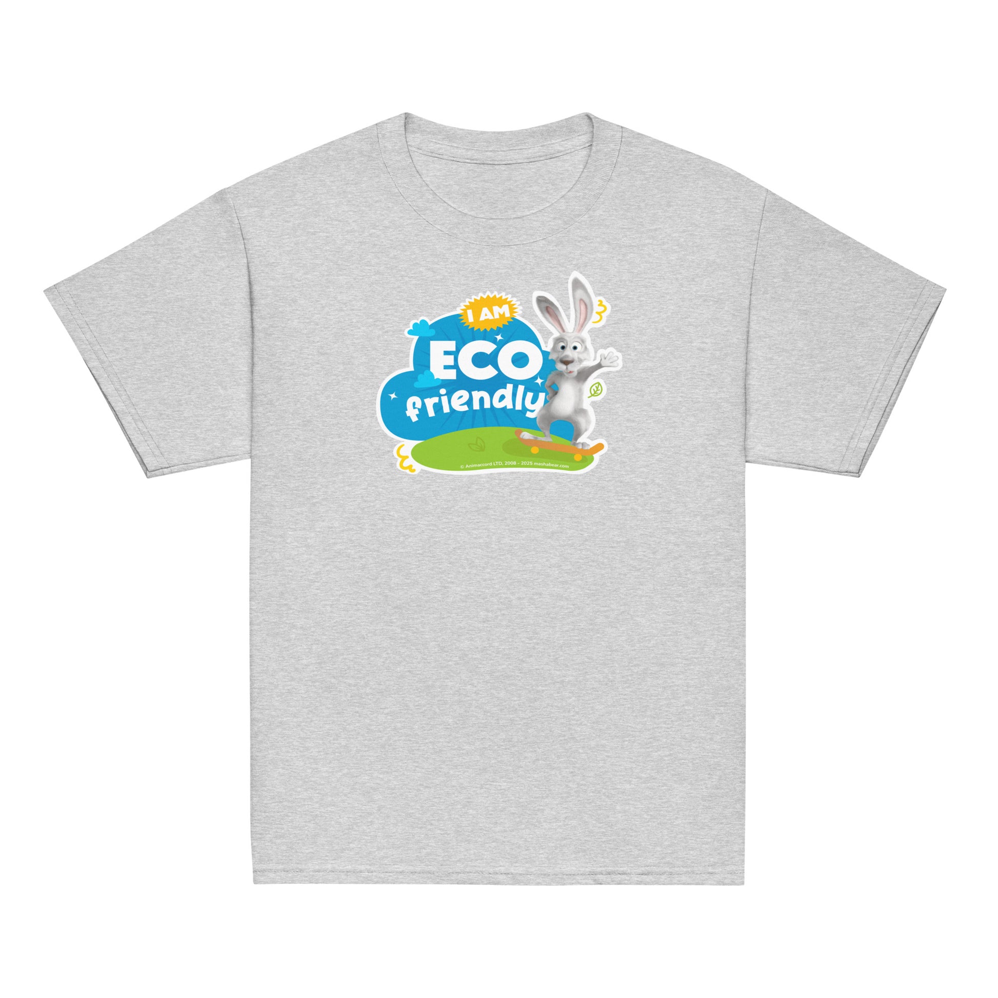 Masha and the Bear Friends Eco Friendly Youth classic tee Sport Grey T-SHIRT
