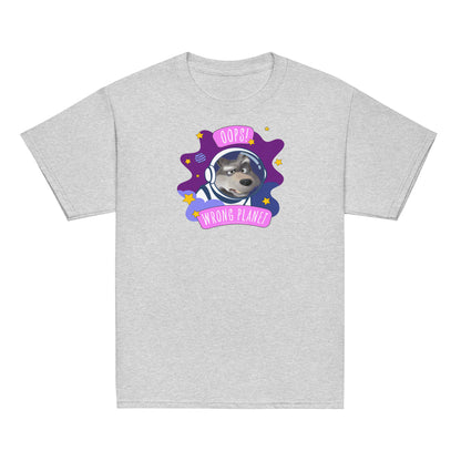 Masha and the Bear Friends Wrong Planet Youth classic tee Sport Grey T-SHIRT