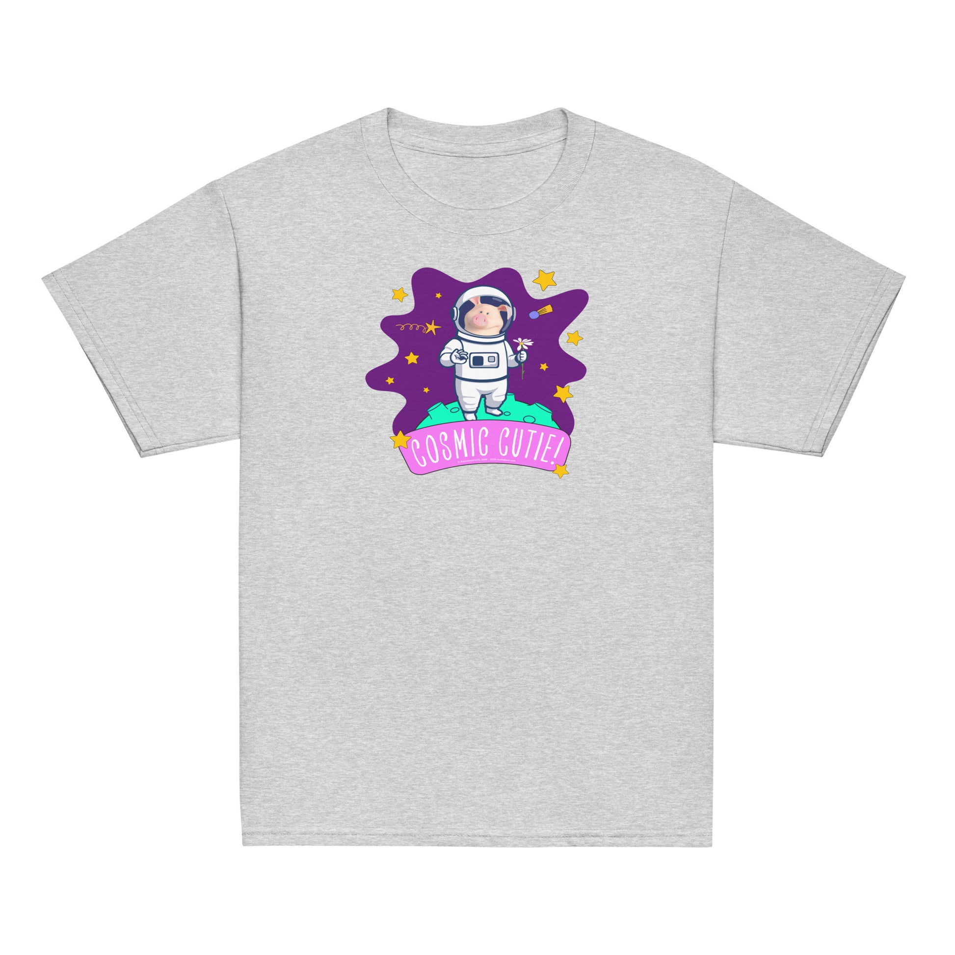 Masha and the Bear Friends Cosmic Cutie! Youth classic tee Sport Grey T-SHIRT