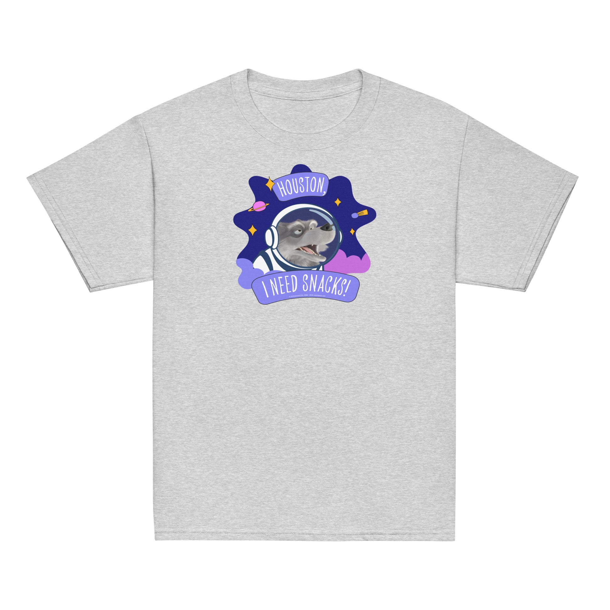 Masha and the Bear Friends I Need Snacks! Youth classic tee Sport Grey T-SHIRT
