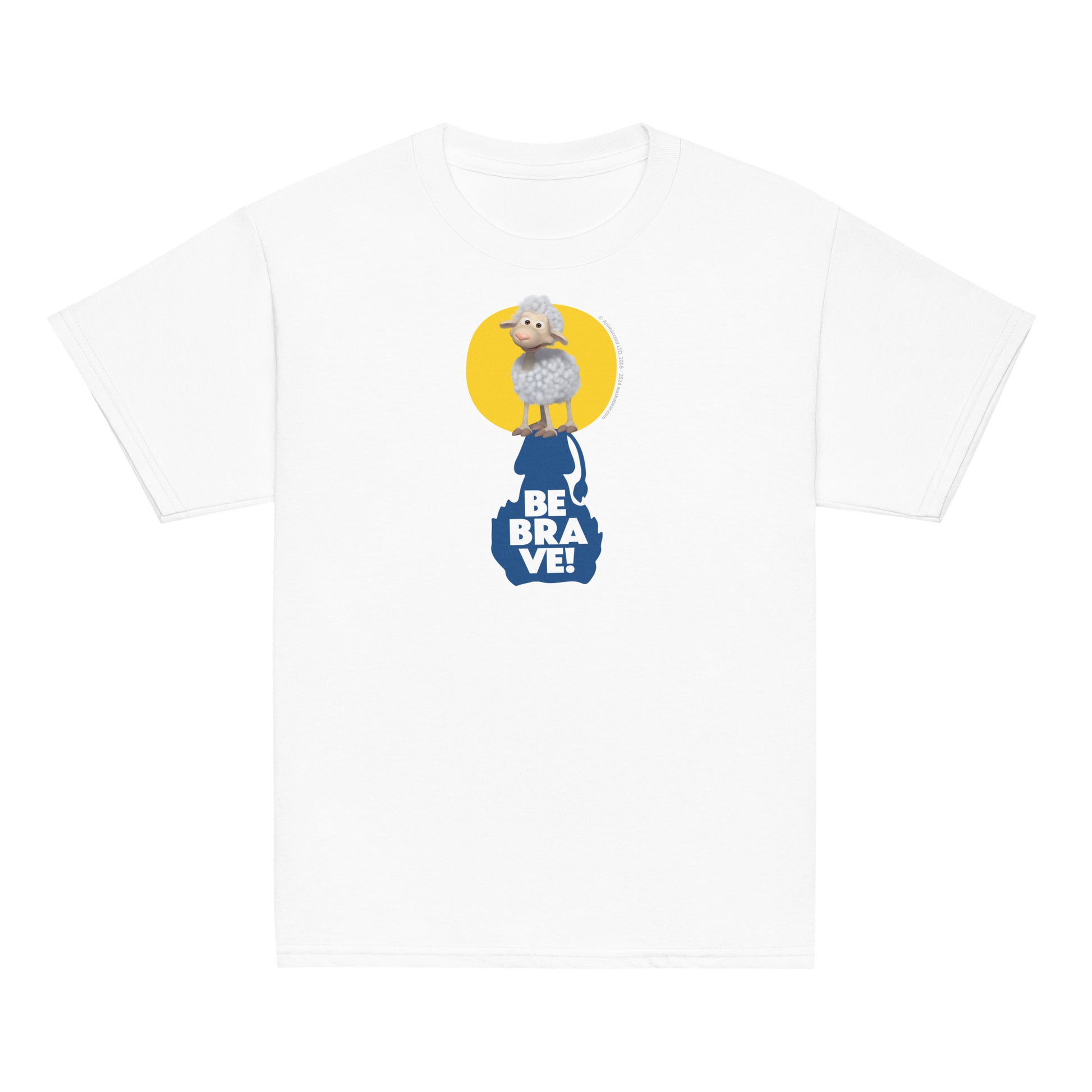 Masha and the Bear Friends Be Brave! Youth classic tee White T-SHIRT