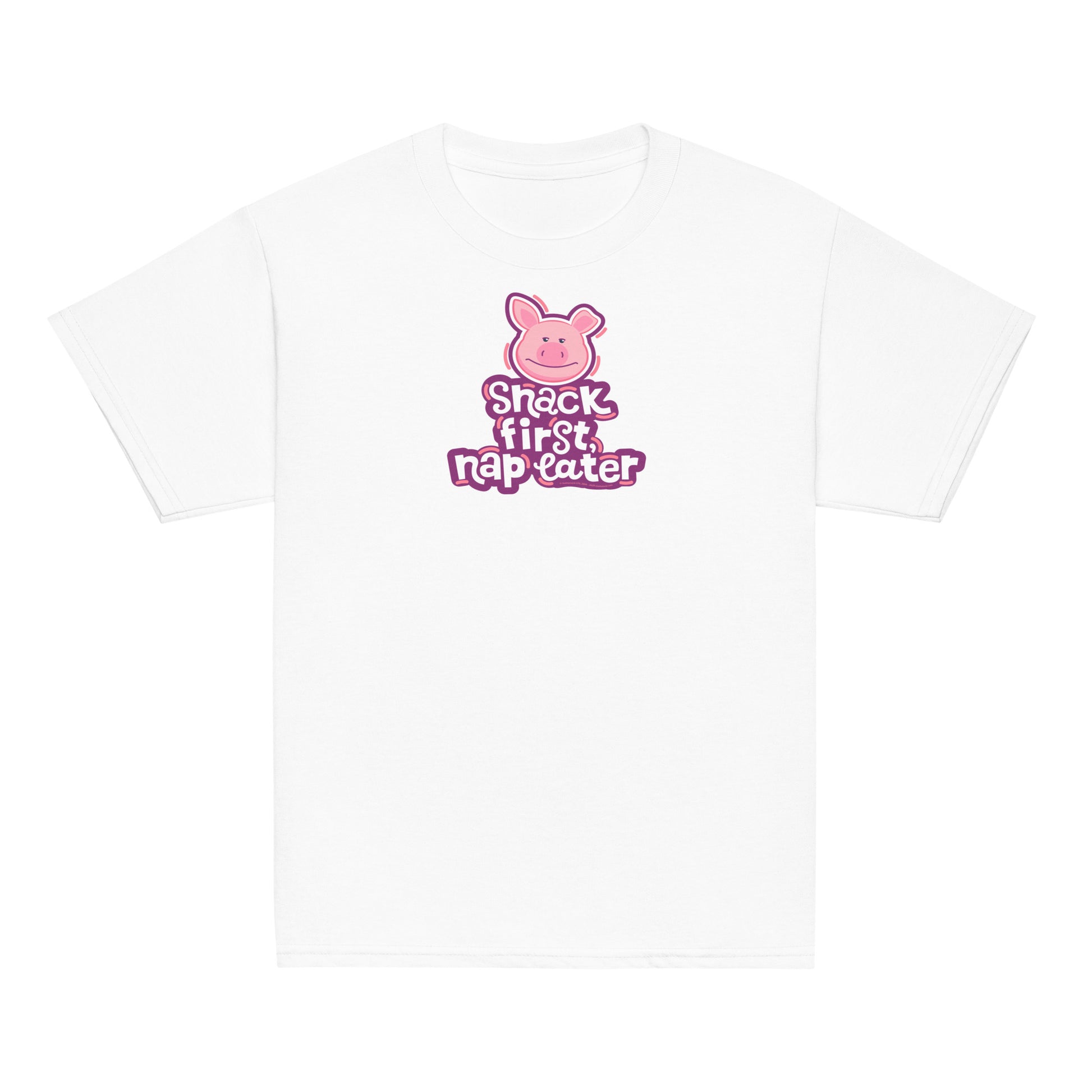 Masha and the Bear Friends Snack First Youth classic tee White T-SHIRT