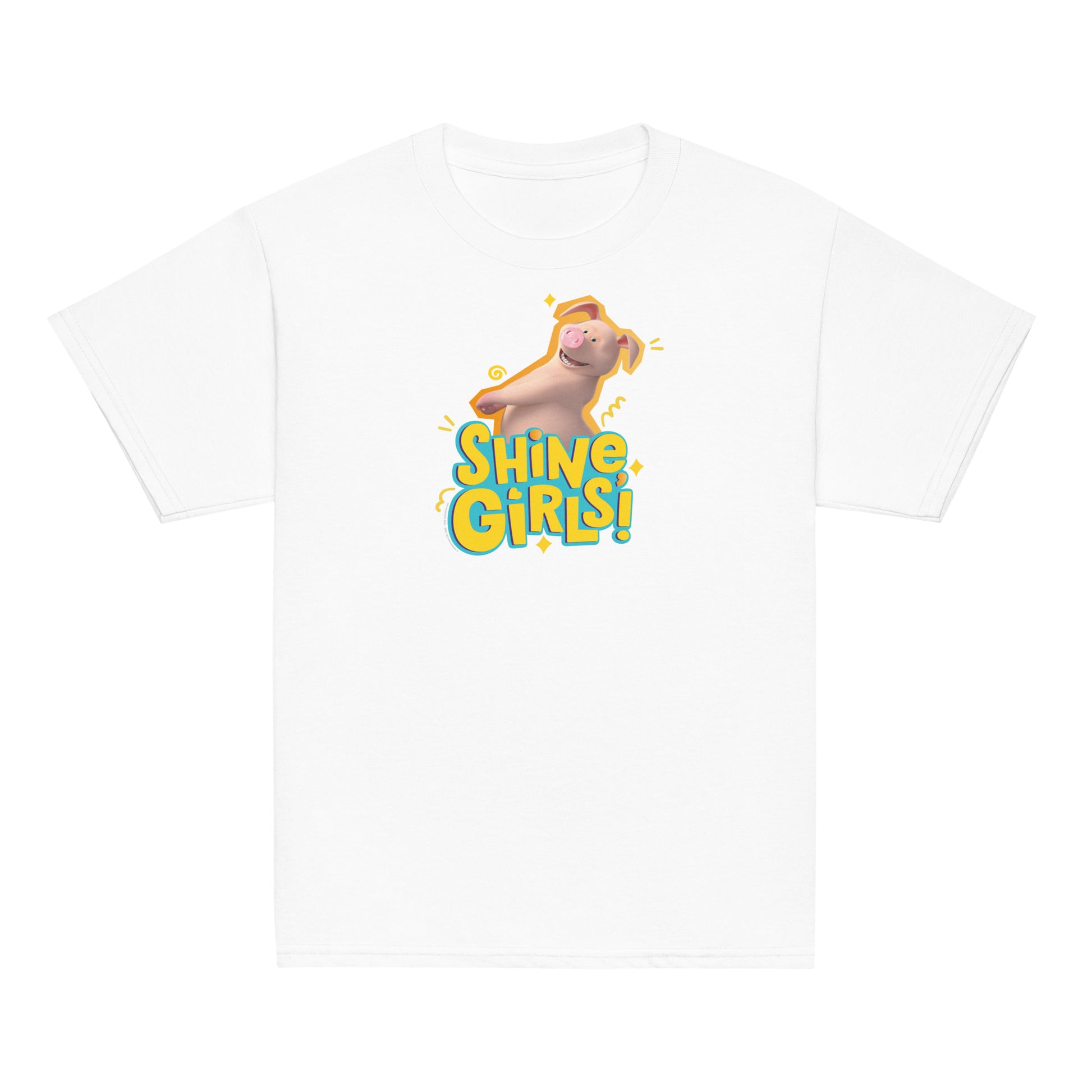 Masha and the Bear Friends Shine Girls! Youth classic tee White T-SHIRT