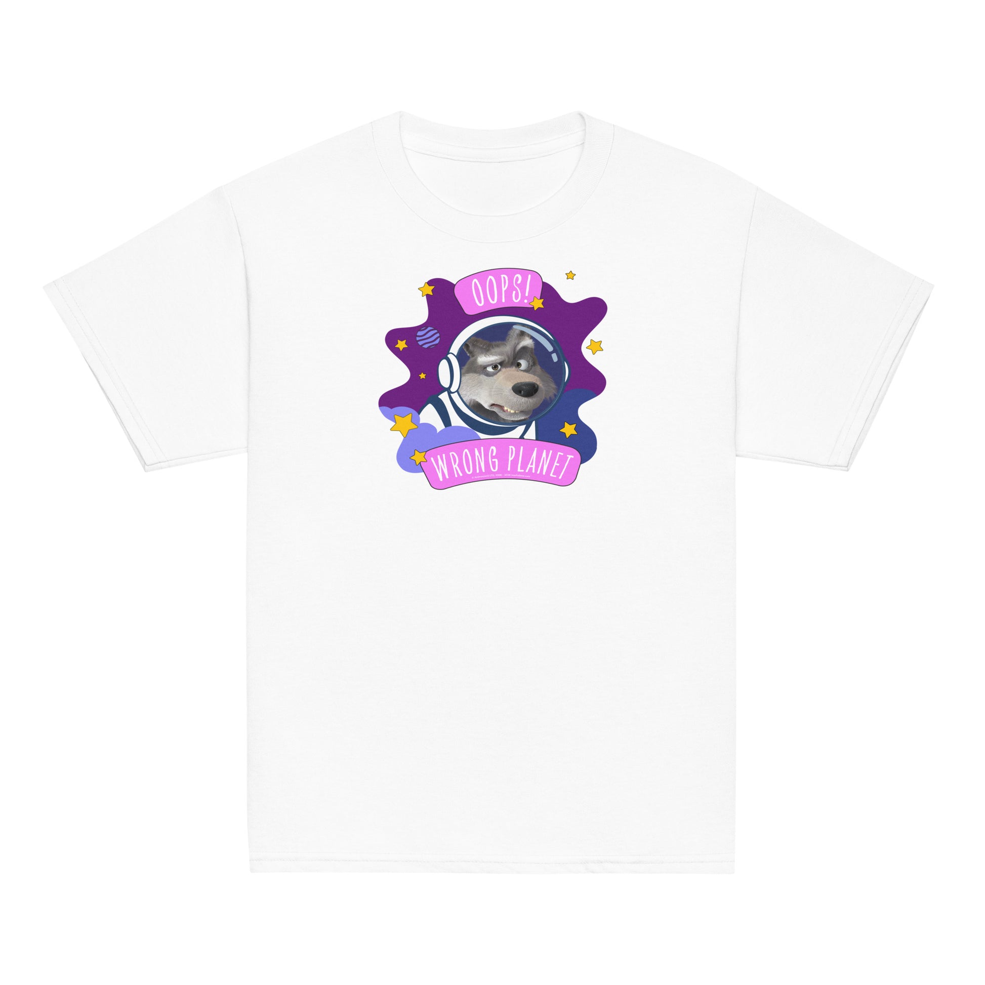 Masha and the Bear Friends Wrong Planet Youth classic tee White T-SHIRT