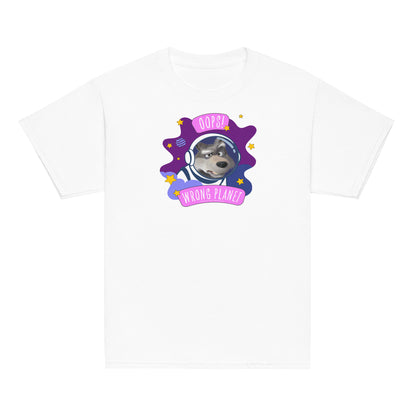 Masha and the Bear Friends Wrong Planet Youth classic tee White T-SHIRT