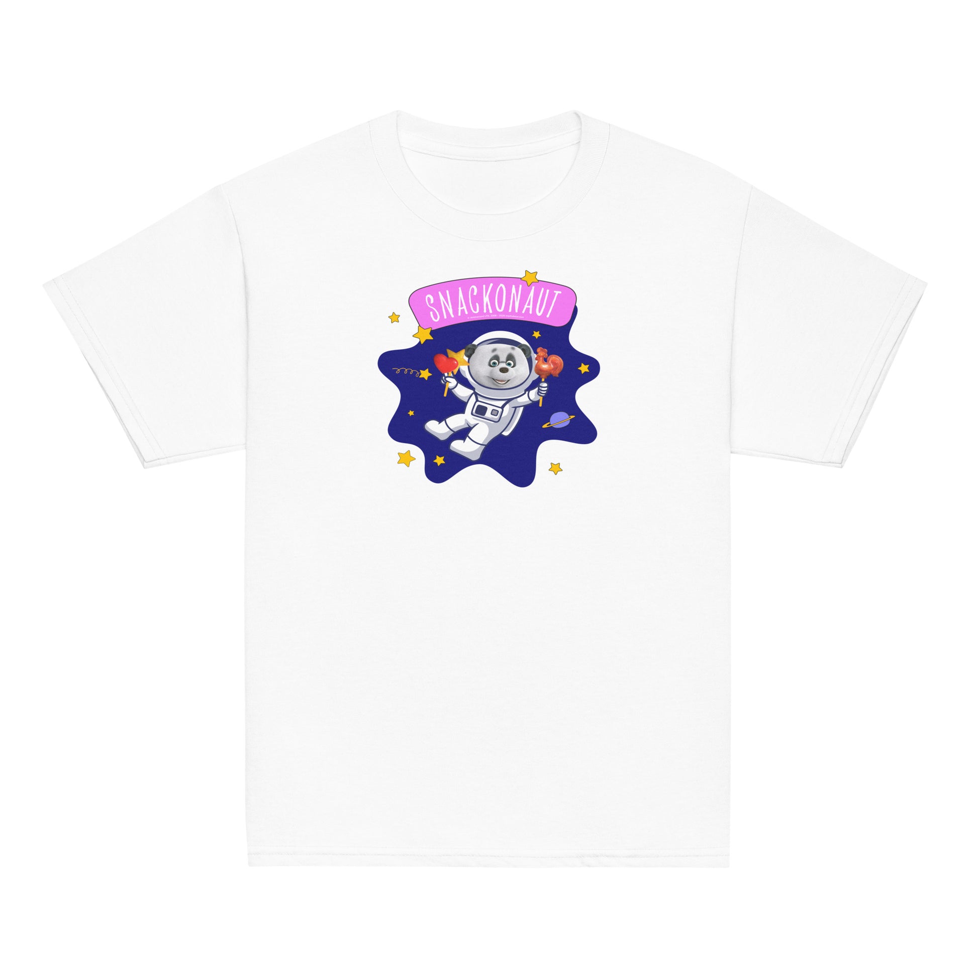 Masha and the Bear Friends Snackonaut Youth classic tee White T-SHIRT